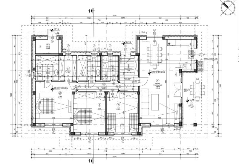 Продава КЪЩА, гр. Божурище, област София област, снимка 13 - Къщи - 49543420