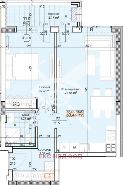 Продава  2-стаен, град Пловдив, Тракия • при запитване • ID 55093407 — holmes.bg - [1] 