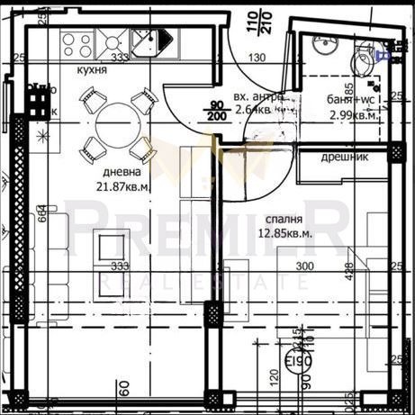 For Sale  1 bedroom Varna , Levski 1 , 58 sq.m | 20747378