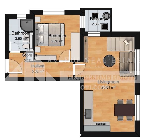 Zu verkaufen  1 Schlafzimmer Plowdiw , Proslaw , 67 qm | 24858014 - Bild [6]