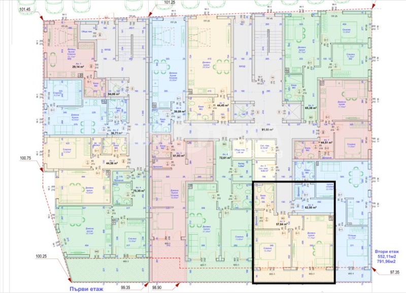 Продается  1 спальня Варна , Възраждане 1 , 74 кв.м | 52073479 - изображение [2]