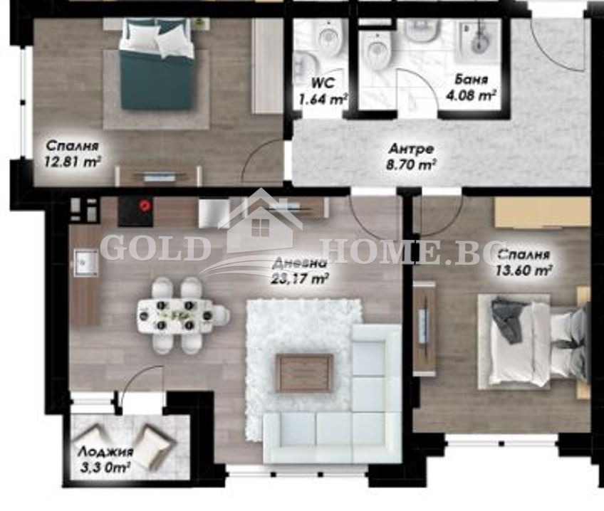 Продава 3-СТАЕН, гр. Пловдив, Остромила, снимка 2 - Апартаменти - 54300840