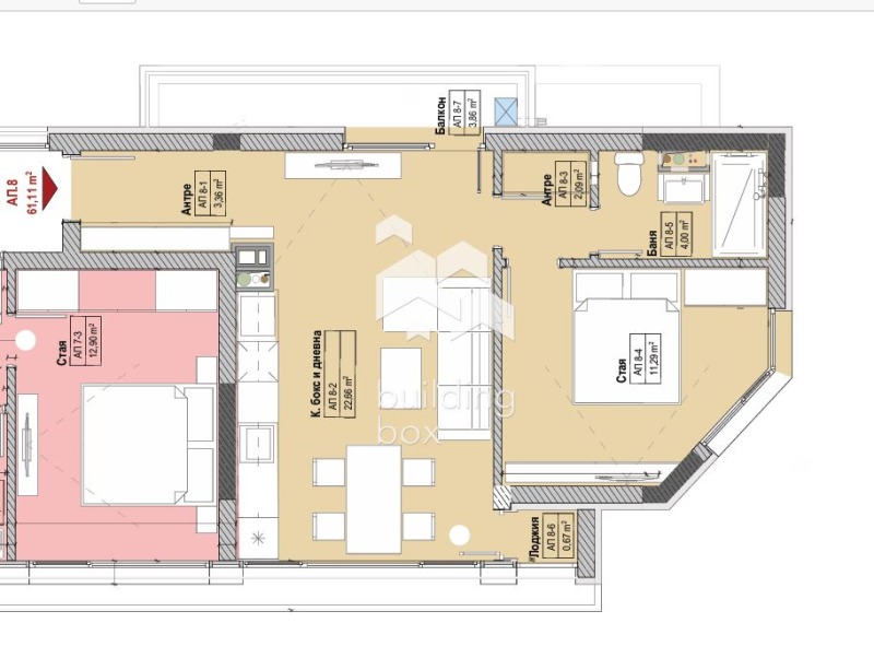 En venta  1 dormitorio Sofia , Ovcha kupel , 84 metros cuadrados | 15778816 - imagen [2]