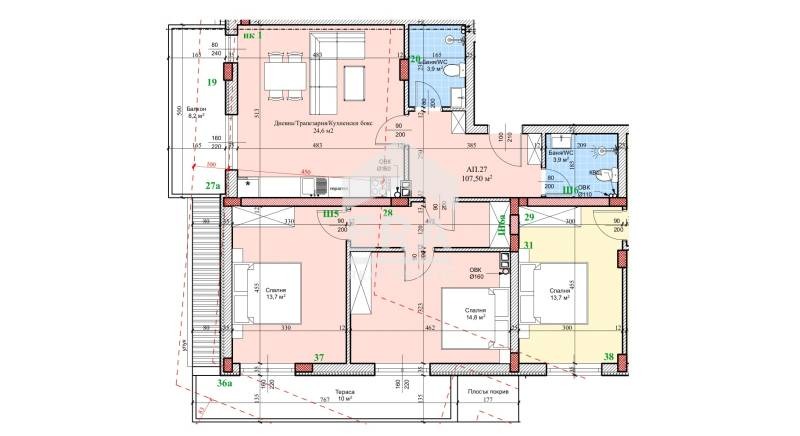 Продава 4-СТАЕН, град Русе, Широк център • 170000 € / 332491.10 лв. • 79844938 1