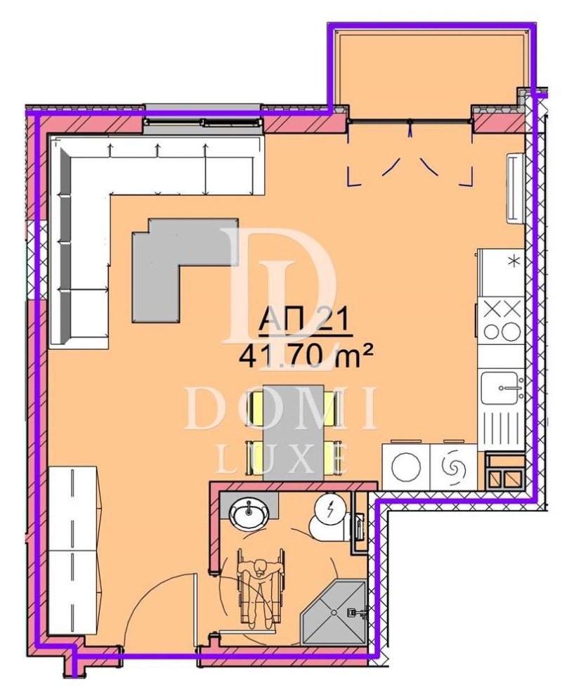 Til salg  Studie Varna , Vinitsa , 48 kvm | 34499730 - billede [2]