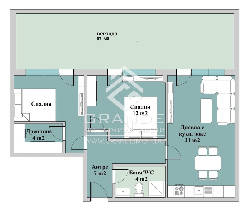 Продава 3-СТАЕН, гр. Пловдив, Тракия, снимка 7 - Aпартаменти - 49301232