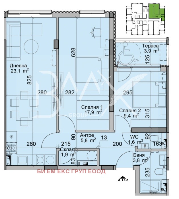 Продава 3-СТАЕН, гр. София, Модерно предградие, снимка 2 - Апартаменти - 54125819