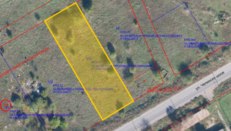 Продава ПАРЦЕЛ в град София, с. Чепинци - 2025 кв.м / 303 750 € » 594 083.36 лв., ТИТАН ПРОПЪРТИС ПРОДАЖБИ