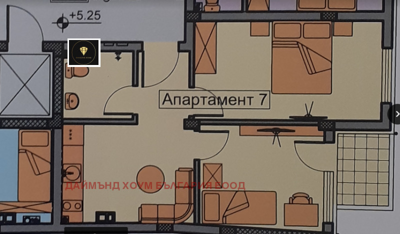 À venda  1 quarto Plovdiv , Hristo Smirnenski , 63 m² | 39212910 - imagem [2]