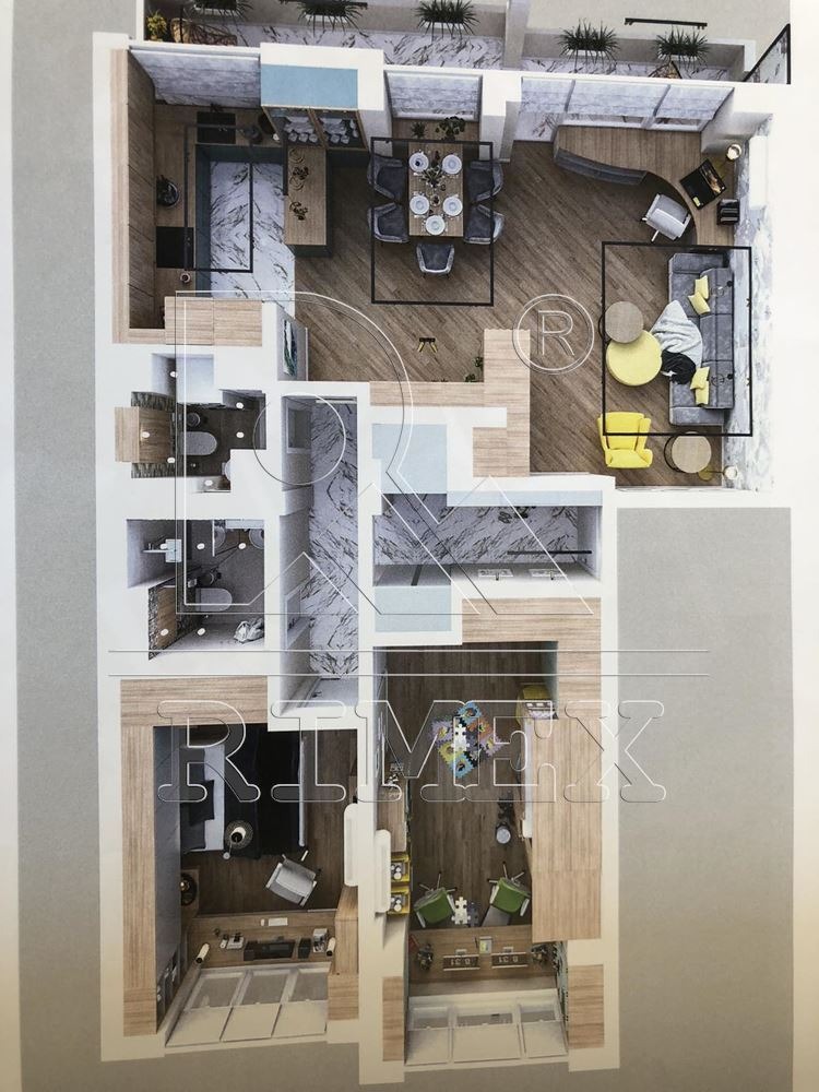 De vânzare  2 dormitoare Plovdiv , Țentâr , 160 mp | 25759866 - imagine [2]