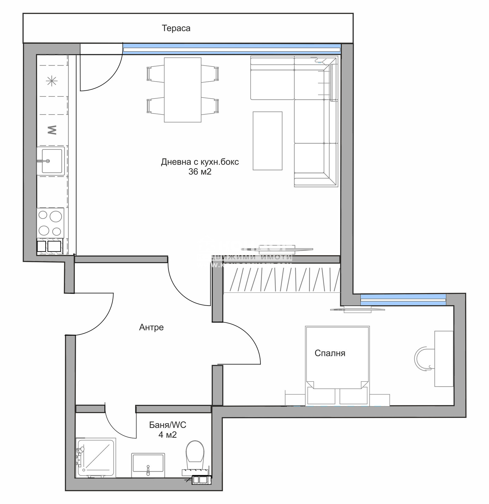Продава 2-СТАЕН, гр. Пловдив, Кършияка, снимка 13 - Апартаменти - 56327126