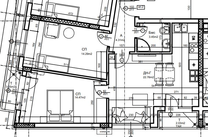 Zu verkaufen  2 Schlafzimmer Plowdiw , Zentar , 89 qm | 78395110 - Bild [4]