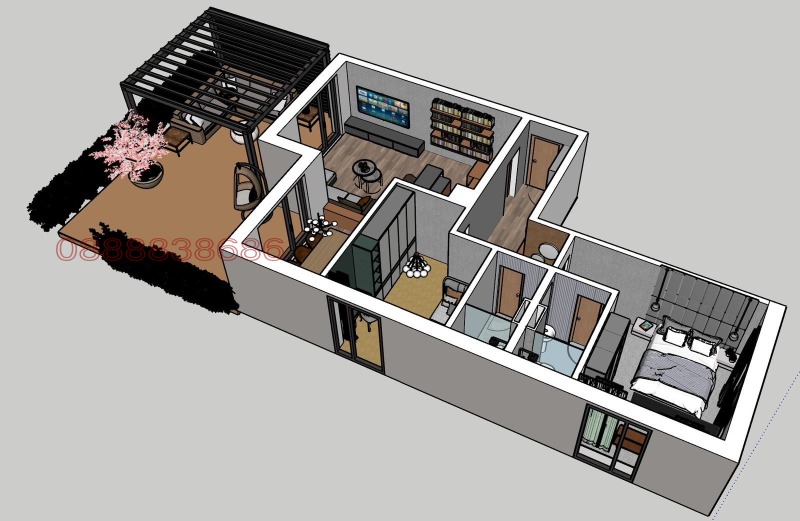 Продава  3-стаен град София , Малинова долина , 144 кв.м | 87756970 - изображение [2]