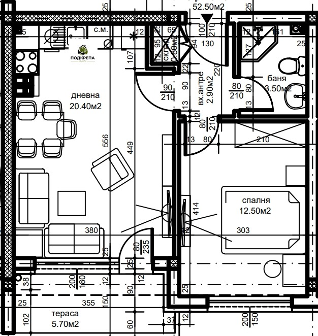 Продава 2-СТАЕН, гр. Пловдив, Беломорски, снимка 3 - Aпартаменти - 48813040