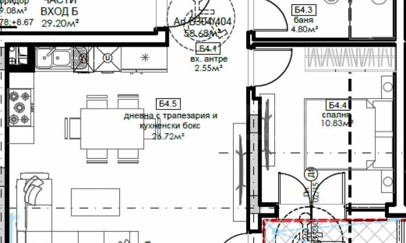 In vendita  1 camera da letto Sofia , Liulin - tsentar , 67 mq | 60846657 - Immagine [8]