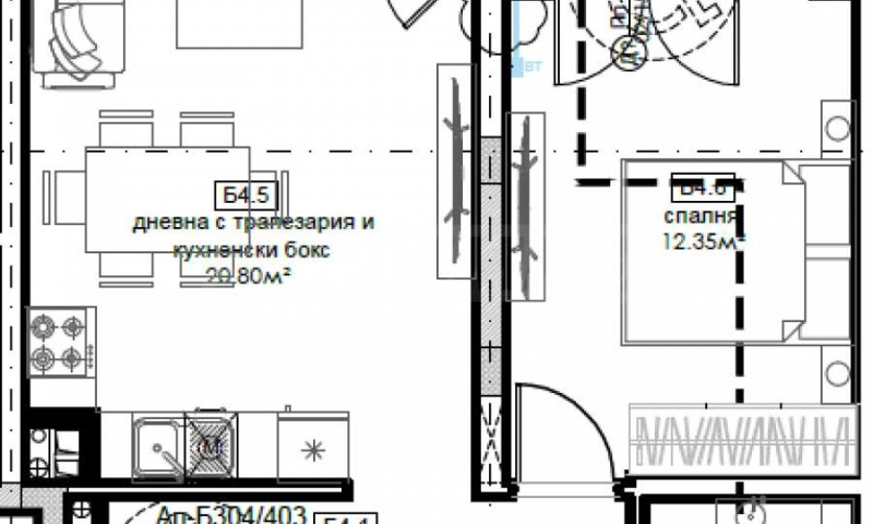 In vendita  1 camera da letto Sofia , Liulin - tsentar , 69 mq | 60846657 - Immagine [8]