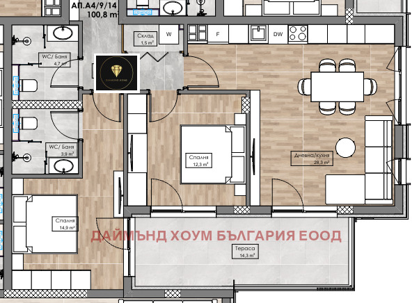 Продава 3-СТАЕН, гр. Пловдив, Кършияка, снимка 2 - Aпартаменти - 47461392