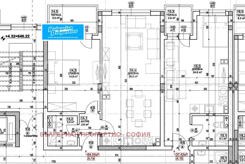 Продава 2-СТАЕН, гр. София, Малинова долина, снимка 3 - Aпартаменти - 46730342