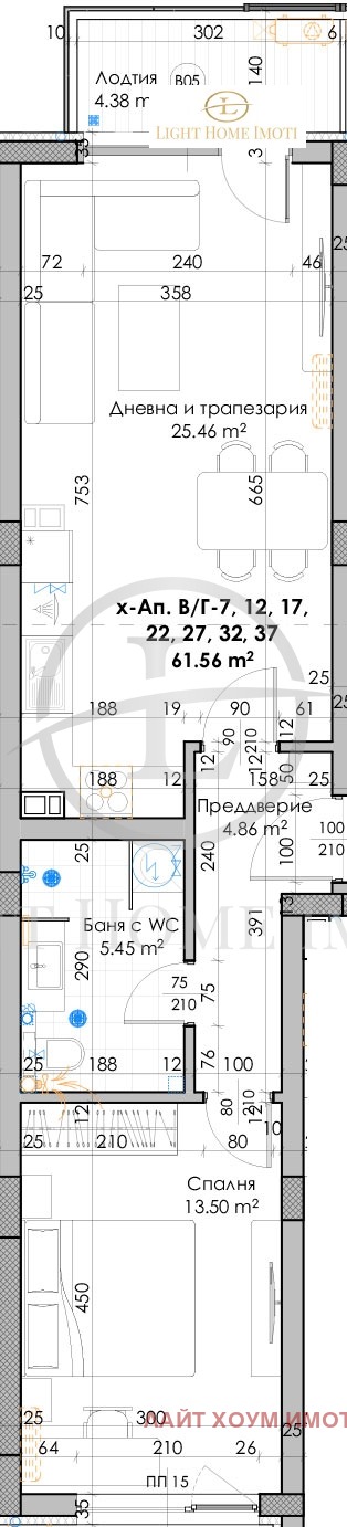 Til salgs  1 soverom Plovdiv , Kjusjuk Parisj , 76 kvm | 11845880 - bilde [3]