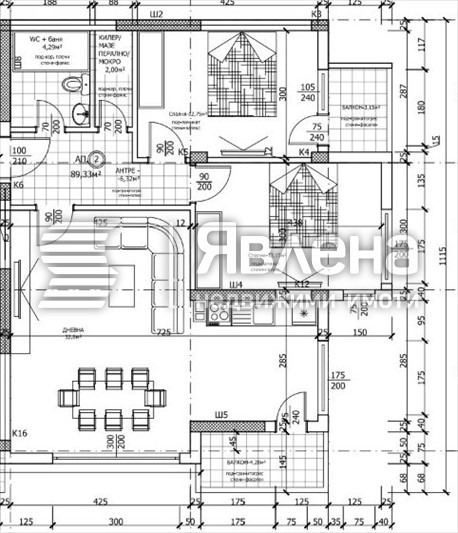 Продается  2 спальни Благоевград , Освобождение , 102 кв.м | 22302766 - изображение [2]