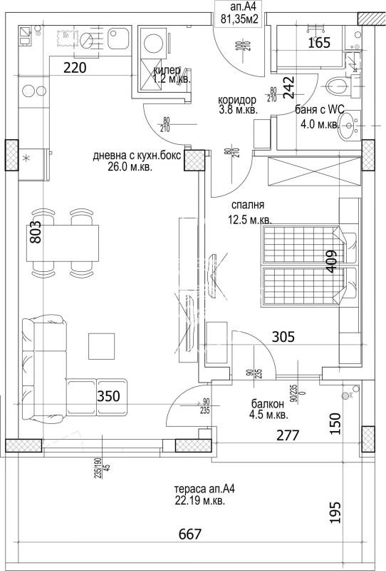 Продава 2-СТАЕН, гр. Варна, Кайсиева градина, снимка 2 - Апартаменти - 52167359