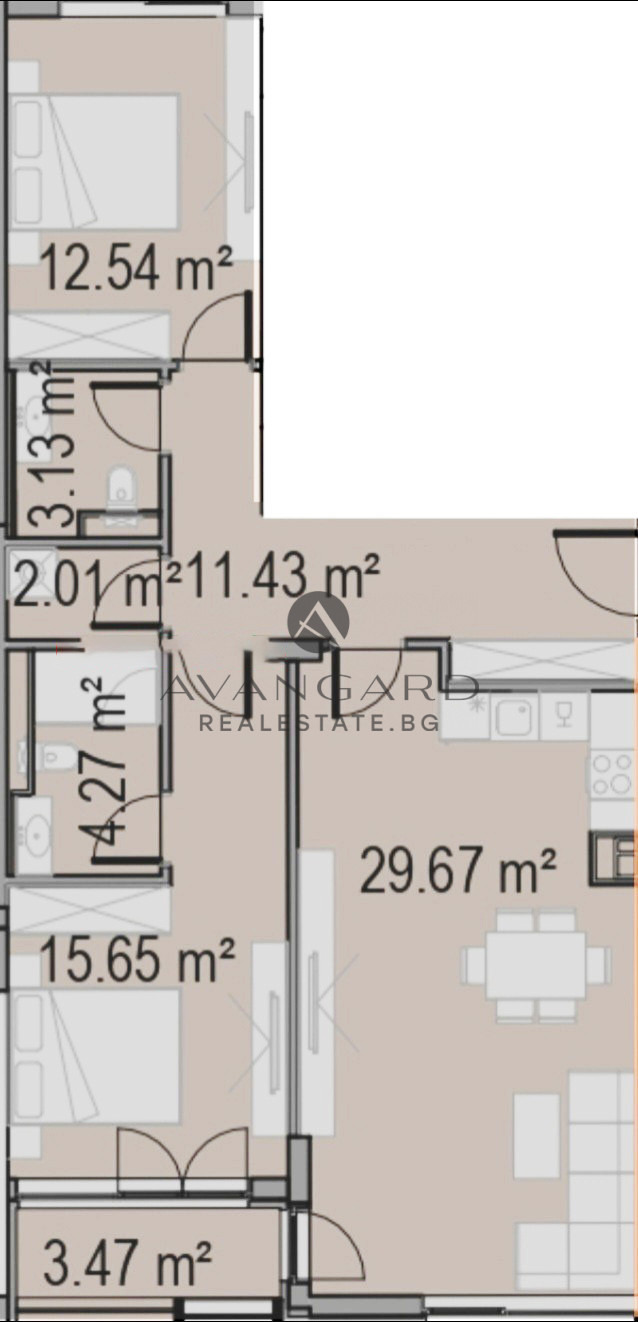 Продава 3-СТАЕН, гр. Пловдив, Христо Смирненски, снимка 2 - Апартаменти - 52279396