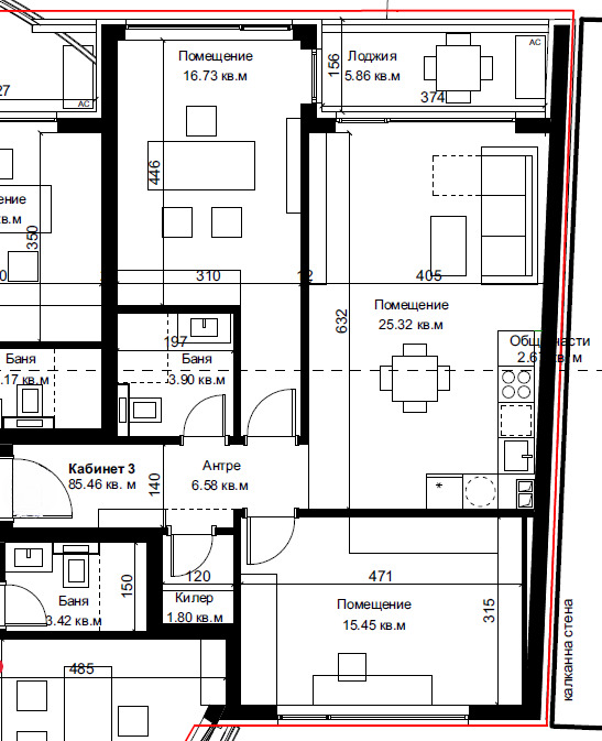 Продава 3-СТАЕН, гр. Варна, Гръцка махала