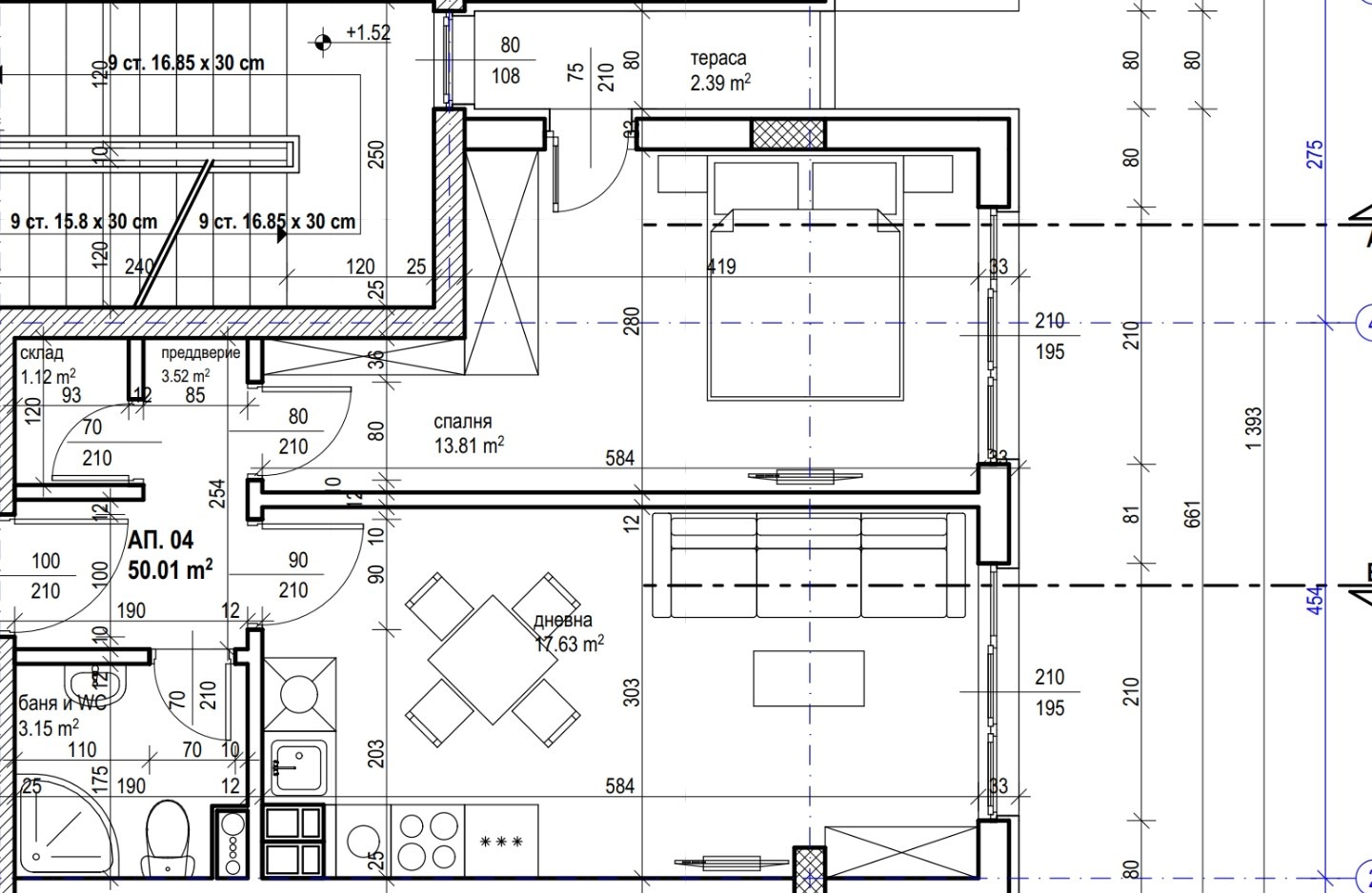 Продава 2-СТАЕН, гр. София, Зона Б-19, снимка 2 - Апартаменти - 54605255