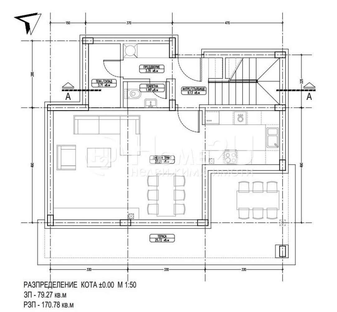 Продава КЪЩА, с. Куманово, област Варна, снимка 3 - Къщи - 54480033