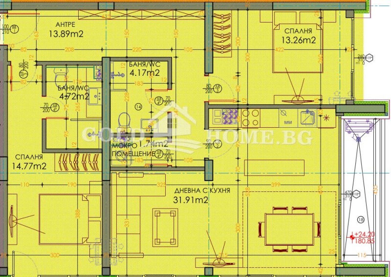 For Sale  2 bedroom Plovdiv , Trakiya , 117 sq.m | 92933140 - image [4]