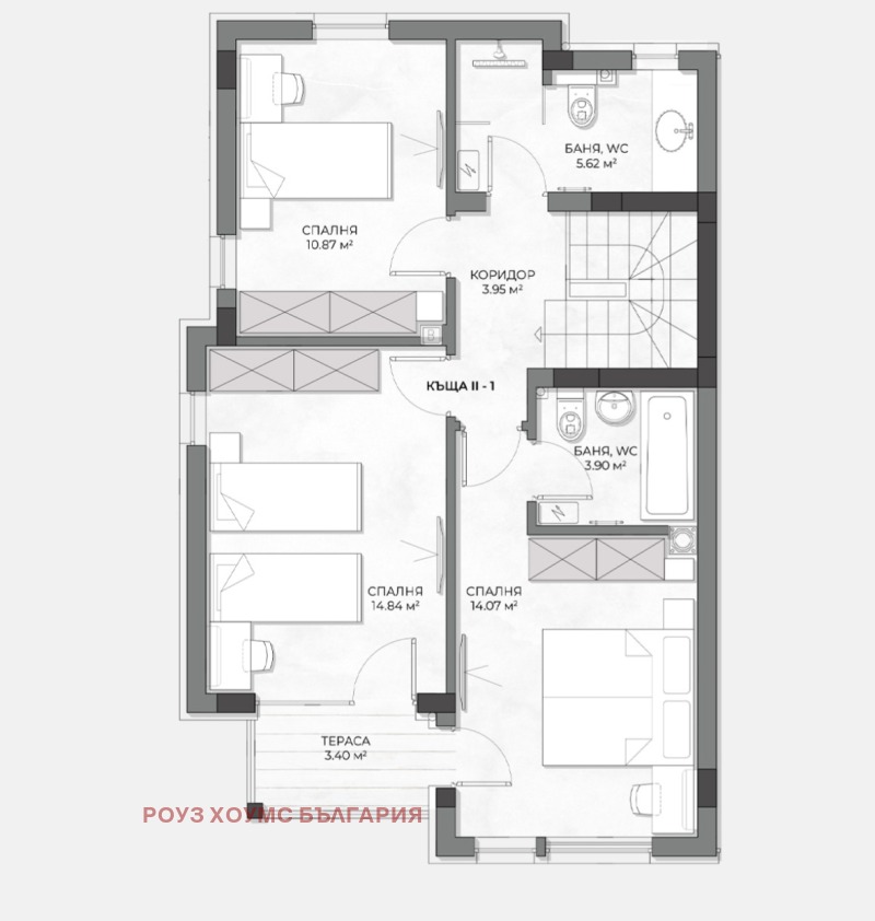 Til salgs  Hus region Plovdiv , Markovo , 136 kvm | 35914911 - bilde [9]