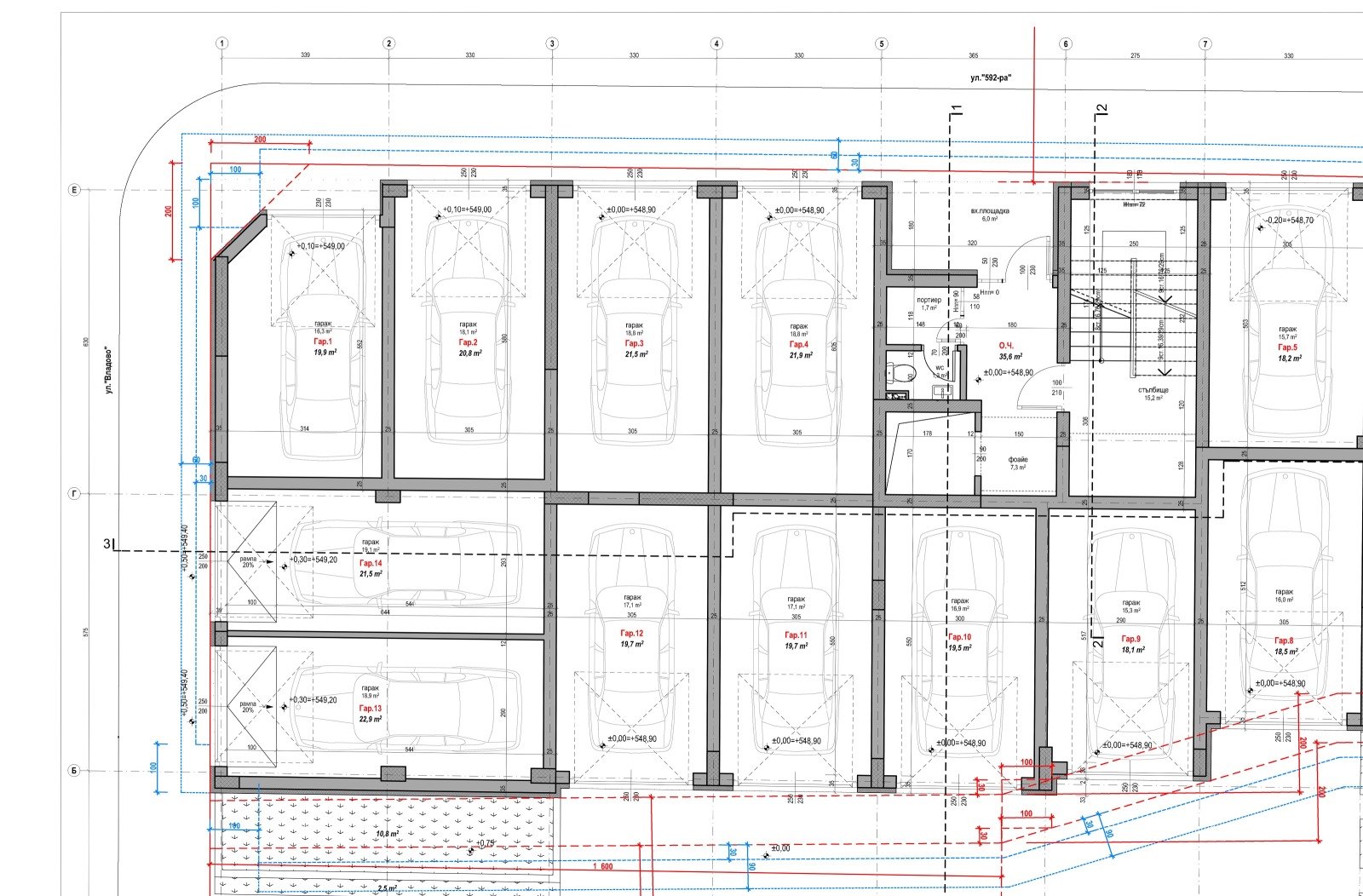 Продава ГАРАЖ, ПАРКОМЯСТО, гр. София, Гео Милев, снимка 3 - Гаражи и паркоместа - 53620032