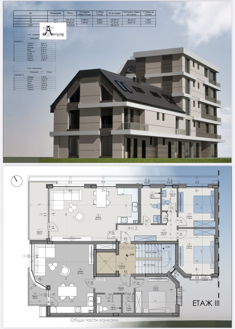 Продава 2-СТАЕН, гр. Перник, Център, снимка 4 - Апартаменти - 52615308