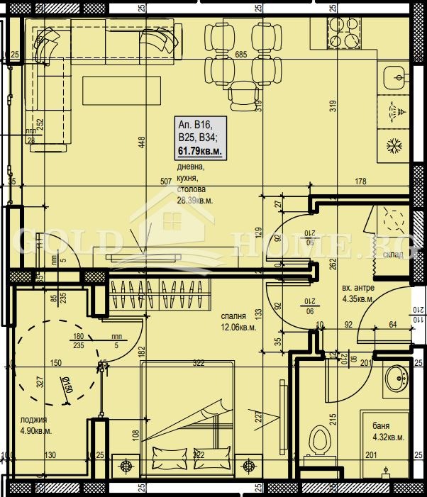 Продава  2-стаен град Пловдив , Христо Смирненски , 68 кв.м | 86214429 - изображение [11]