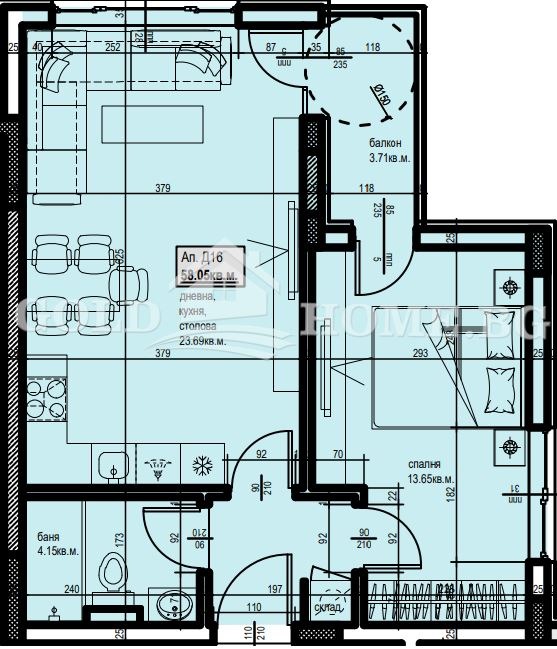 Продава  2-стаен град Пловдив , Христо Смирненски , 68 кв.м | 86214429 - изображение [2]