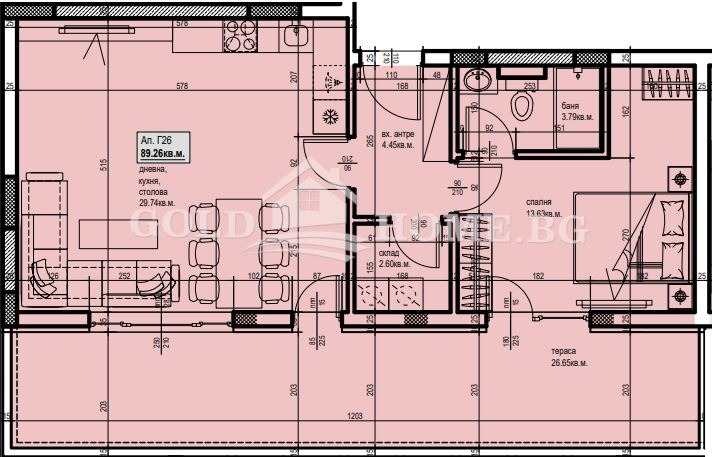 Продава  2-стаен град Пловдив , Христо Смирненски , 68 кв.м | 86214429 - изображение [12]