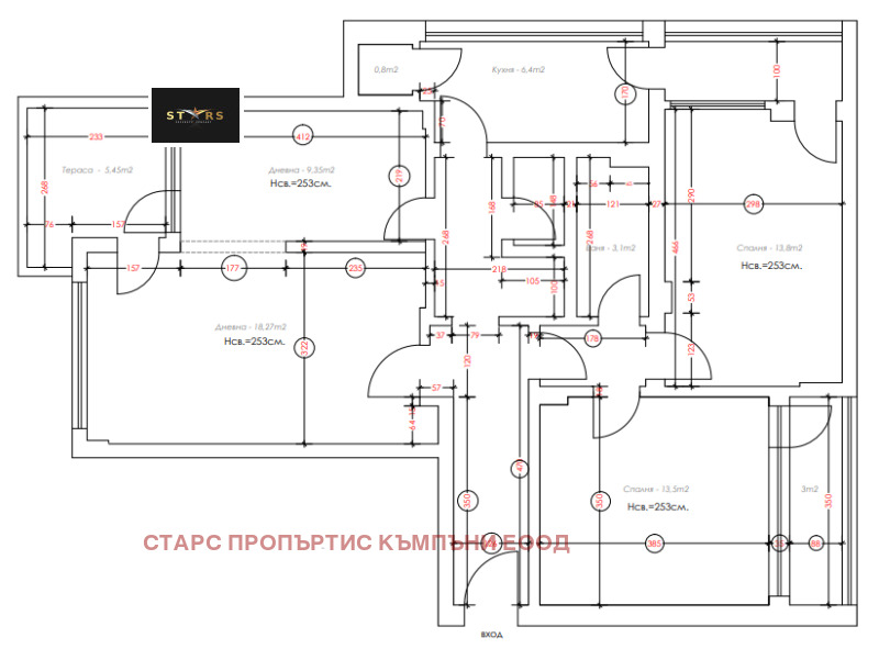 Продава 3-СТАЕН, гр. Варна, Спортна зала, снимка 1 - Aпартаменти - 48848688