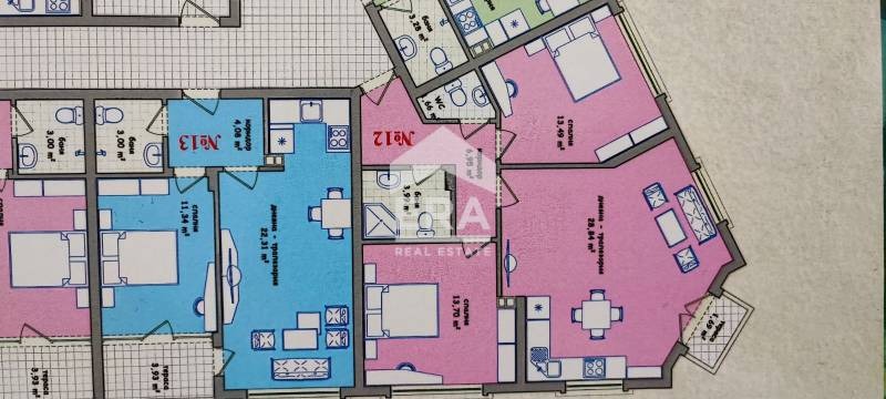 Myytävänä  2 makuuhuonetta Haskovo , Tsentar , 98 neliömetriä | 61349242