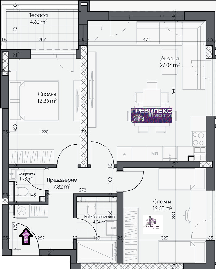 Продава  3-стаен град Пловдив , Кършияка , 100 кв.м | 56123451