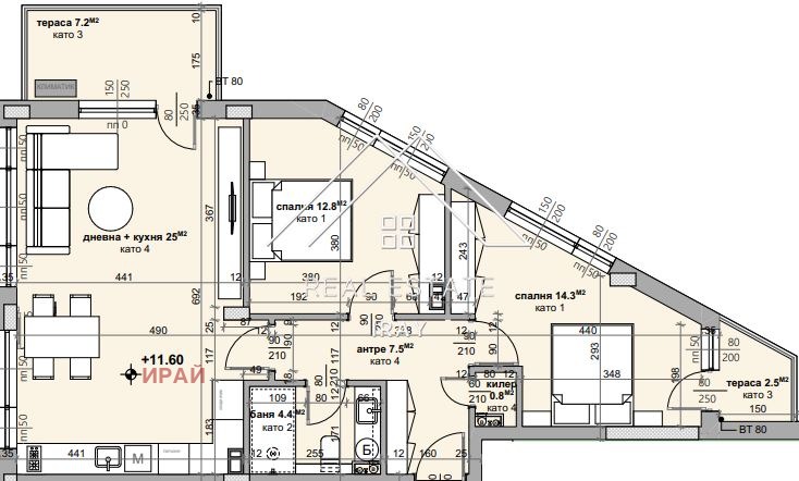 Продава 3-СТАЕН, гр. Стара Загора, Аязмото, снимка 2 - Aпартаменти - 48301580