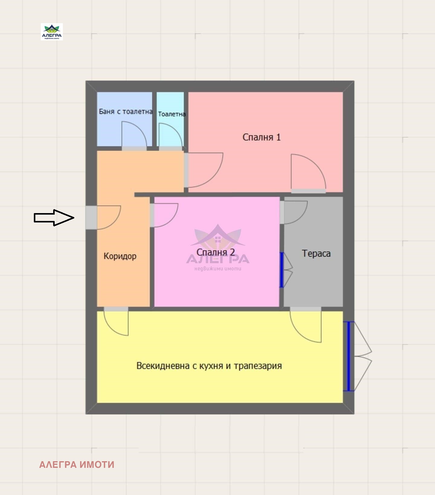 Продава 3-СТАЕН, гр. Пазарджик, Промишлена зона, снимка 2 - Апартаменти - 51820329
