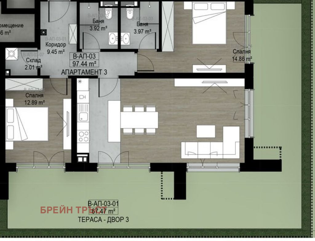 Продава 3-СТАЕН, гр. София, Бояна, снимка 3 - Апартаменти - 54275244