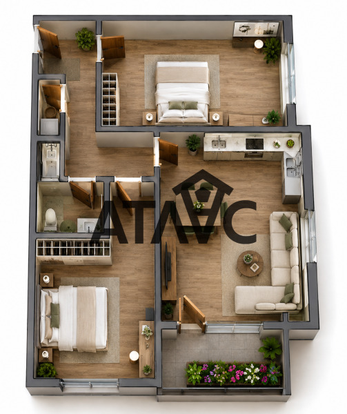 Продава 3-СТАЕН, гр. Пловдив, Остромила, снимка 4 - Апартаменти - 56564900