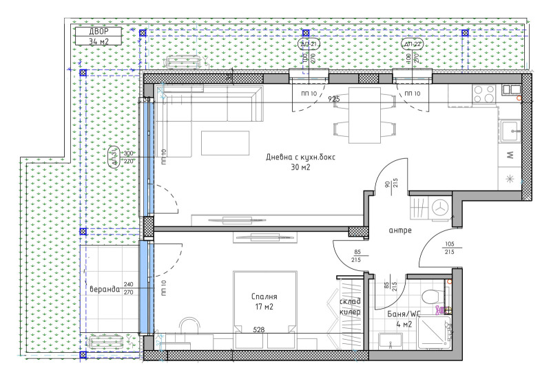 En venta  1 dormitorio Plovdiv , Ostromila , 108 metros cuadrados | 62364576 - imagen [4]