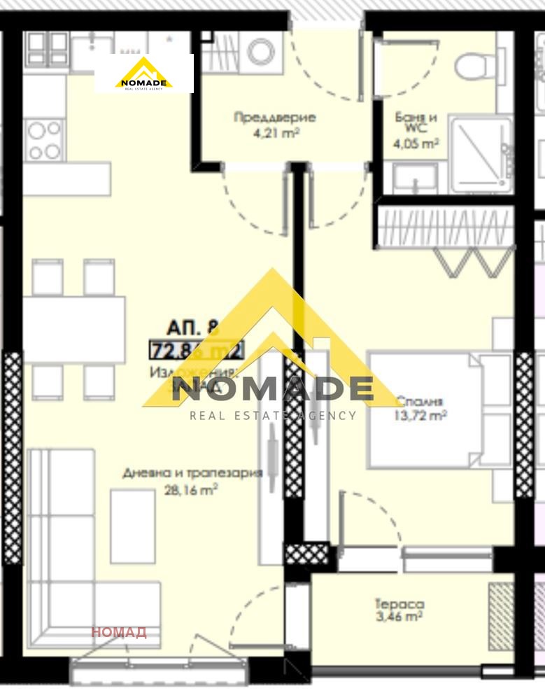 Продава 2-СТАЕН, гр. Пловдив, Христо Смирненски, снимка 5 - Апартаменти - 53887018