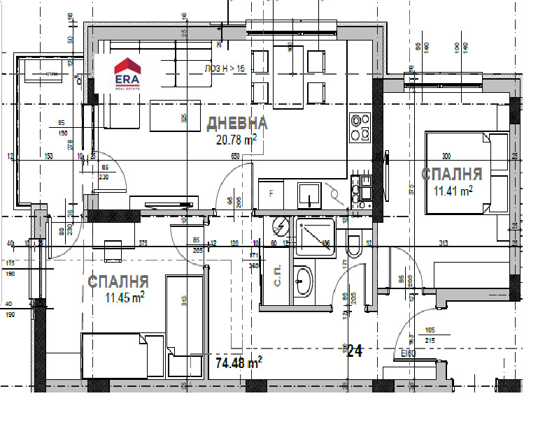 Продава 3-СТАЕН, гр. Стара Загора, Казански, снимка 1 - Aпартаменти - 47632768