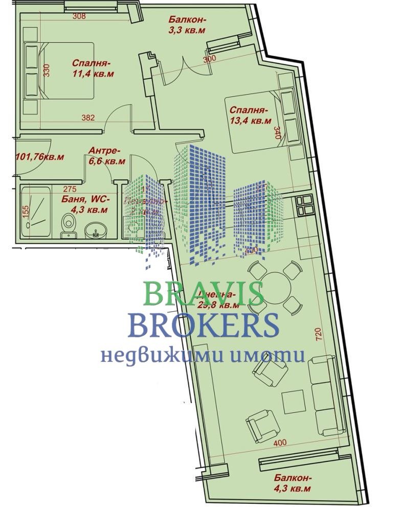 Продава 3-СТАЕН, гр. Варна, Операта, снимка 4 - Апартаменти - 53823078