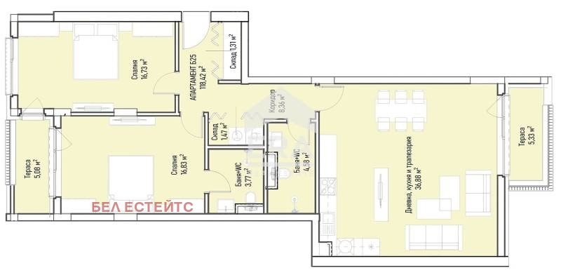 Продава 3-СТАЕН, гр. София, Младост 4, снимка 8 - Апартаменти - 54123817