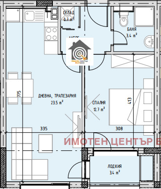 Продава 2-СТАЕН, гр. София, Малинова долина, снимка 7 - Апартаменти - 53620734