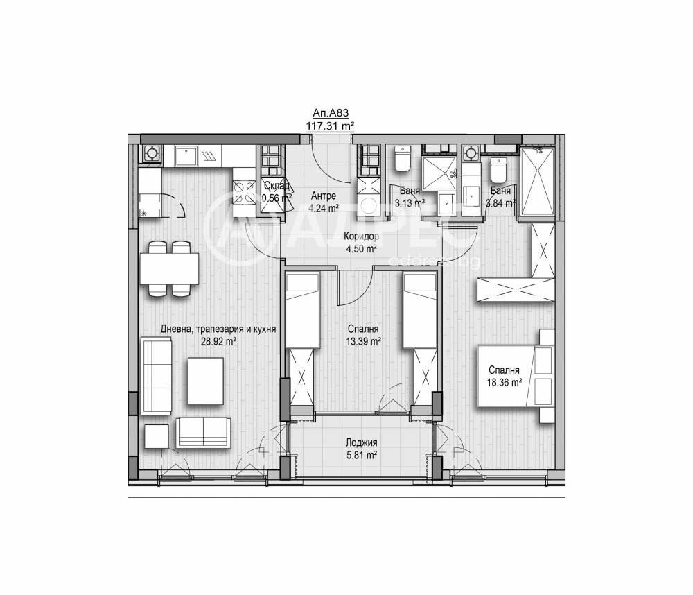 Продава 3-СТАЕН, гр. София, Витоша, снимка 4 - Апартаменти - 55642567